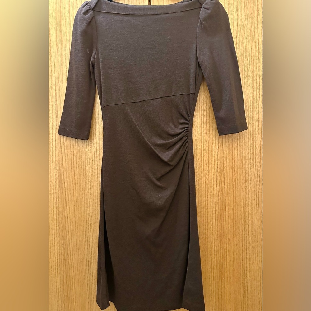 Diane Von Furstenberg Chocolate 3/4 Sleeve Dress